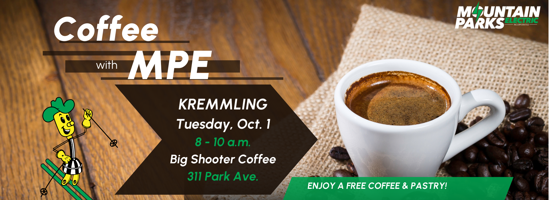 Kremmling Coffee with your co-op announcement hero image