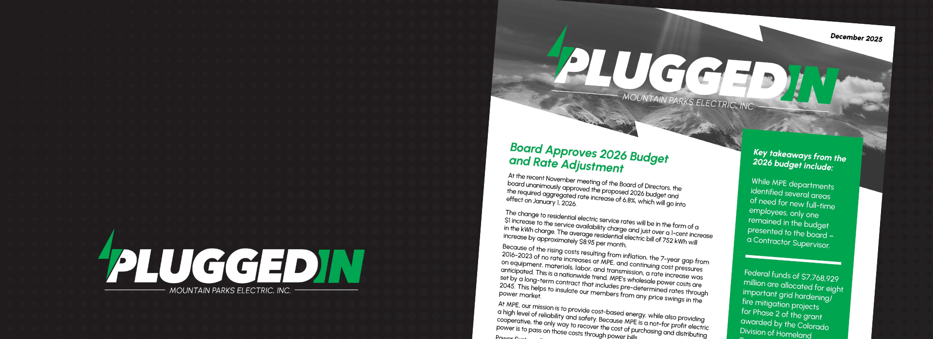 December 2025 Plugged In