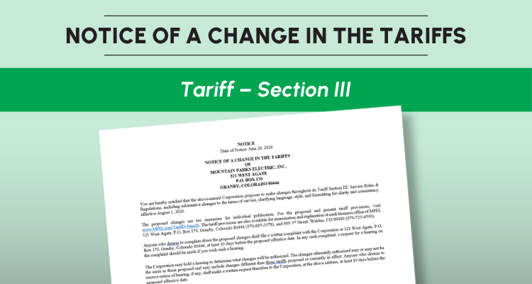 Tariff Section III graphic