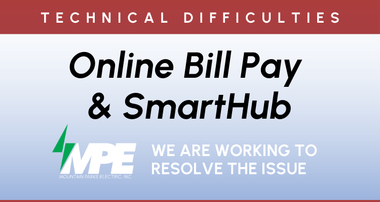 Technical Difficulties - Online Bill Pay