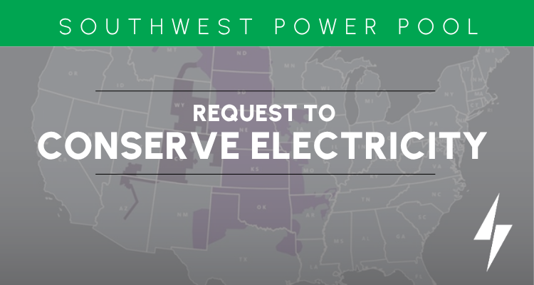 SPP Electricity Conservation Request