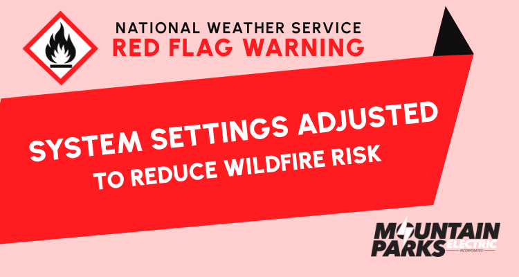 Red Flag Warning - Fire Mitigation Settings